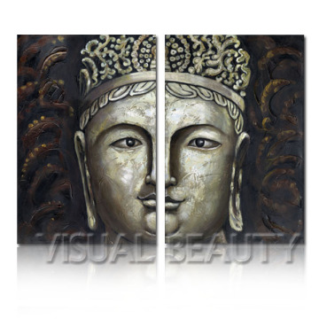 Impressionist India Buddha Painting On Canvas Art